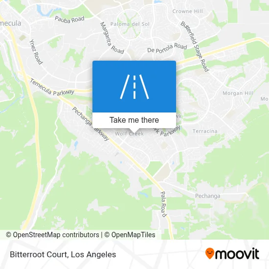 Bitterroot Court map