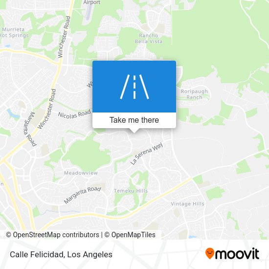 Calle Felicidad map