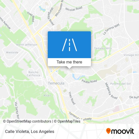Mapa de Calle Violeta