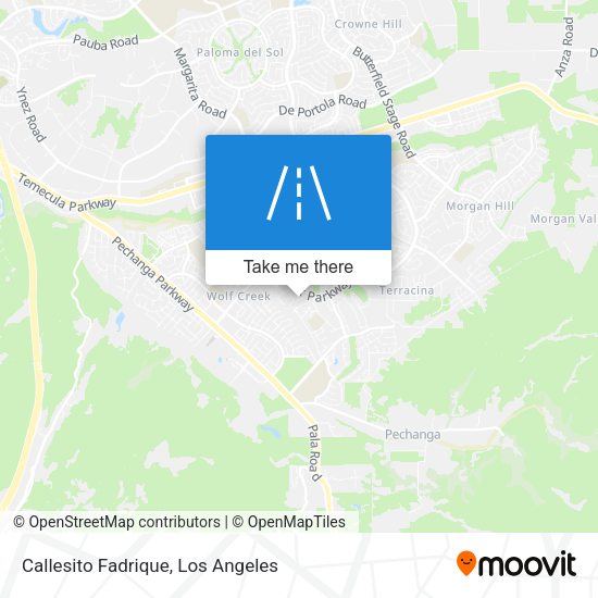 Callesito Fadrique map