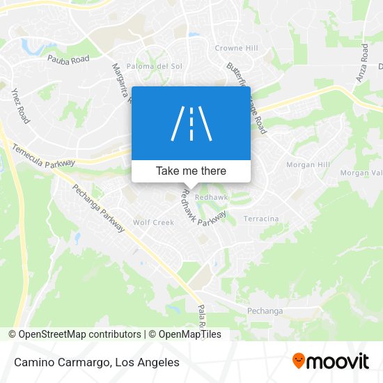 Camino Carmargo map