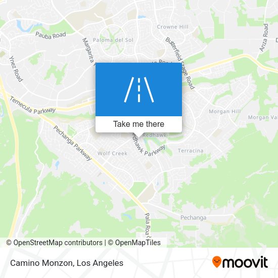 Mapa de Camino Monzon