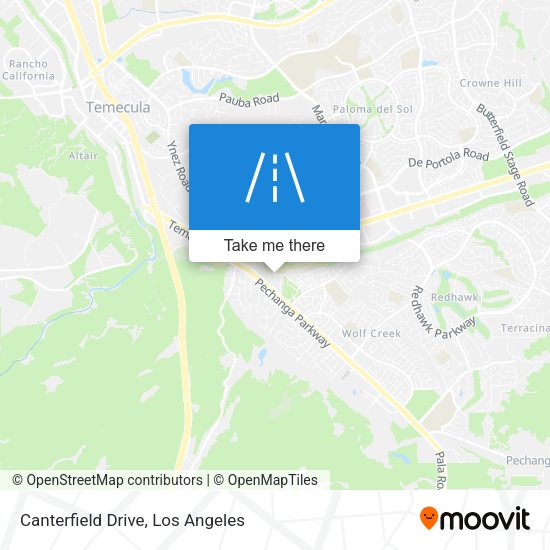 Canterfield Drive map