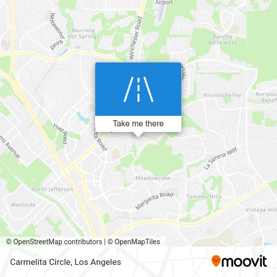 Mapa de Carmelita Circle