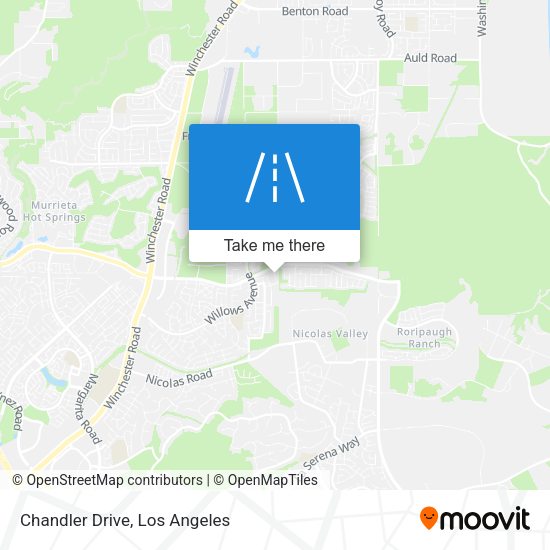 Chandler Drive map