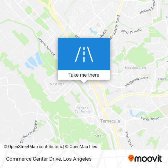 Commerce Center Drive map