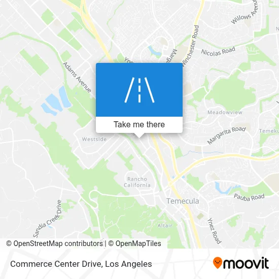 Commerce Center Drive map
