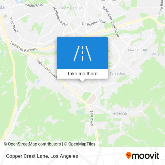 Mapa de Copper Crest Lane