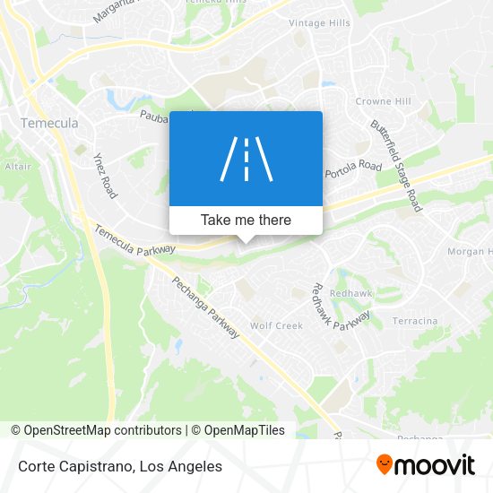 Corte Capistrano map