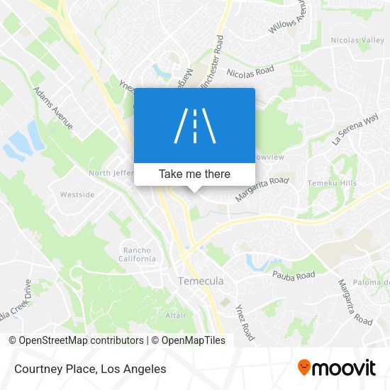 Mapa de Courtney Place