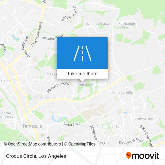 Mapa de Crocus Circle