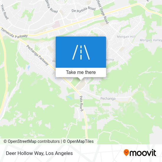 Deer Hollow Way map
