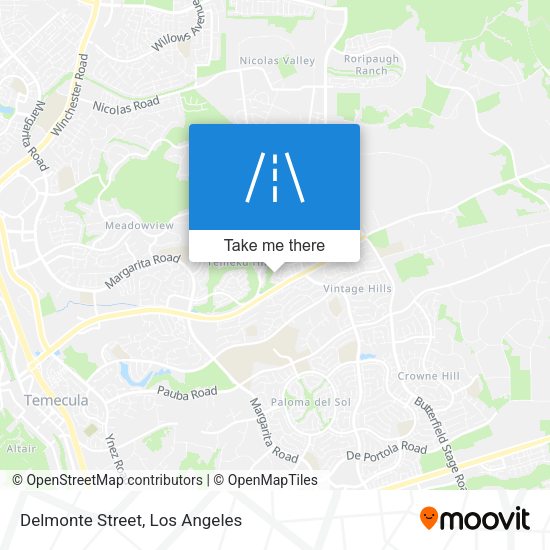 Mapa de Delmonte Street