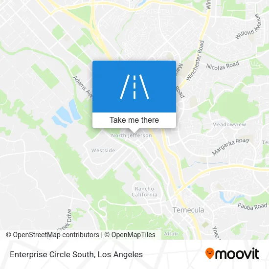 Enterprise Circle South map