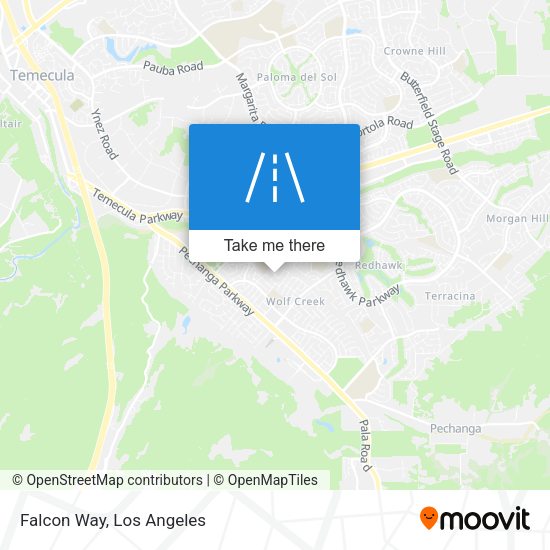 Mapa de Falcon Way