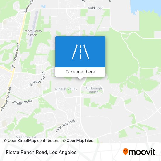 Fiesta Ranch Road map