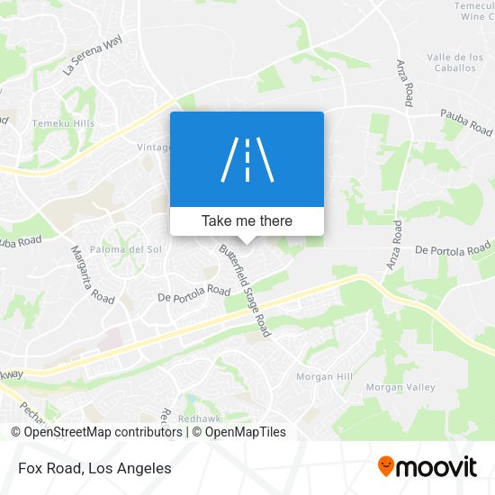 Mapa de Fox Road