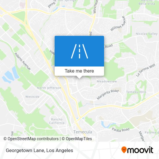 Mapa de Georgetown Lane