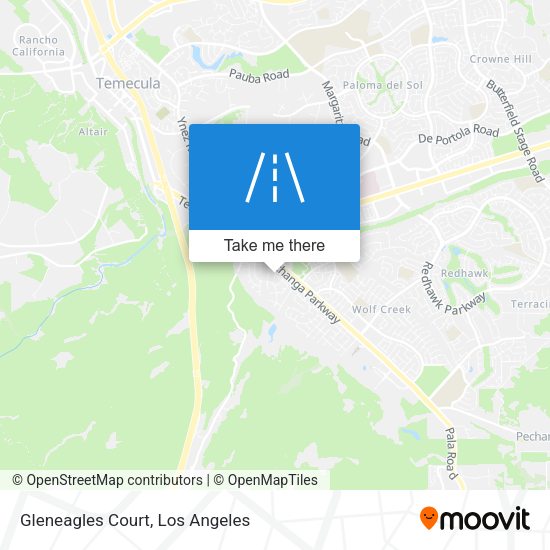 Mapa de Gleneagles Court