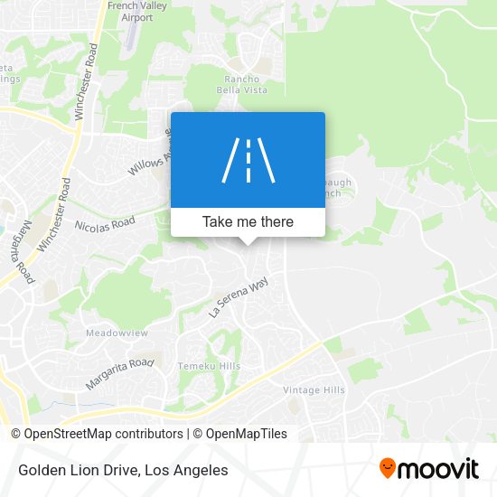 Mapa de Golden Lion Drive