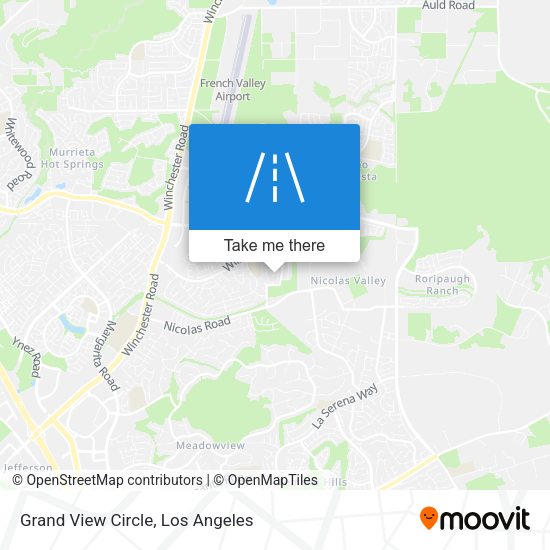 Grand View Circle map