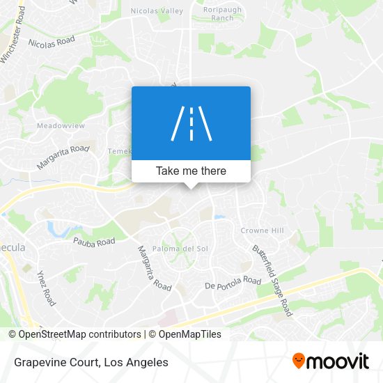 Mapa de Grapevine Court