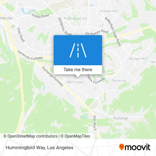 Hummingbird Way map