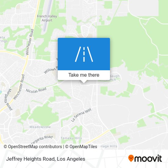 Jeffrey Heights Road map