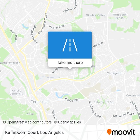 Kaffirboom Court map