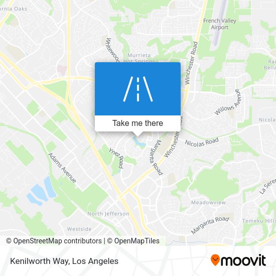 Mapa de Kenilworth Way