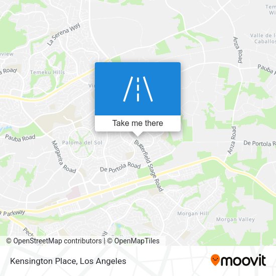 Kensington Place map