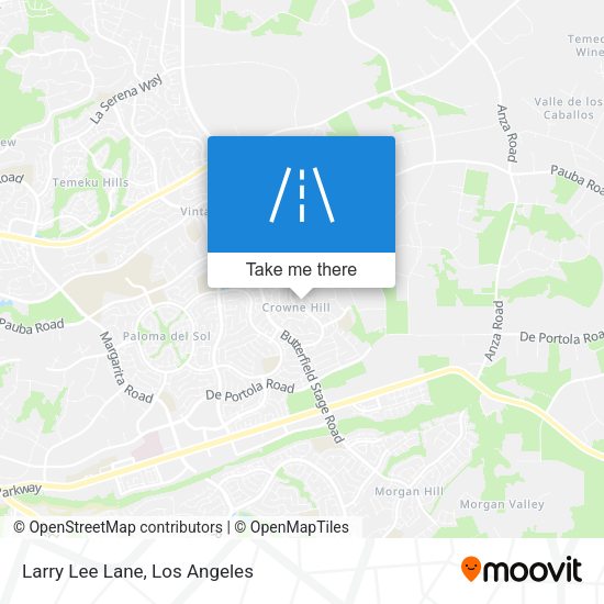 Mapa de Larry Lee Lane
