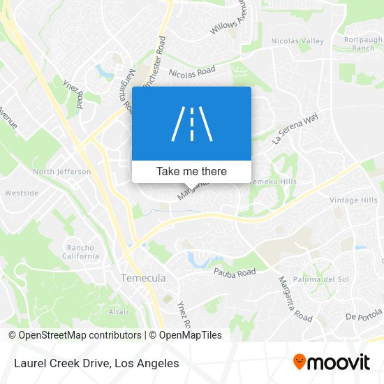 Laurel Creek Drive map