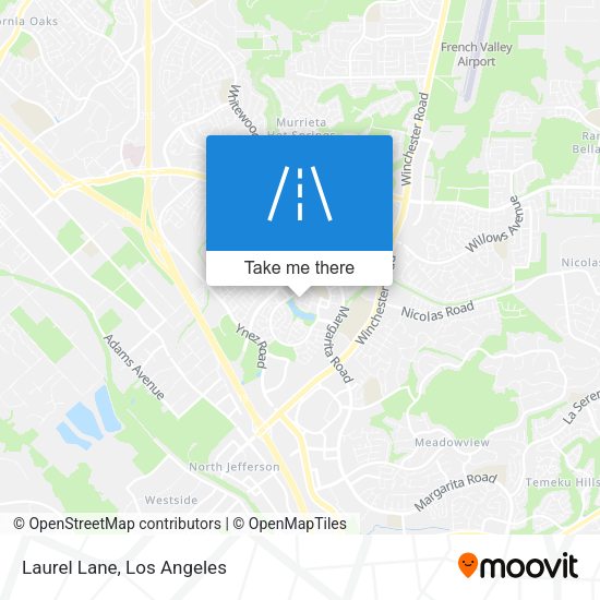 Mapa de Laurel Lane