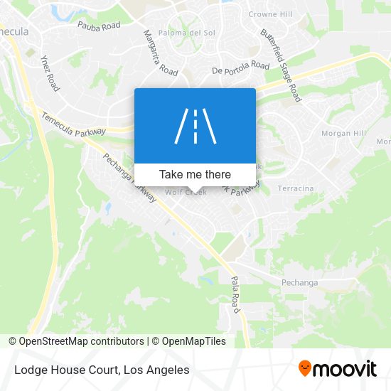 Lodge House Court map