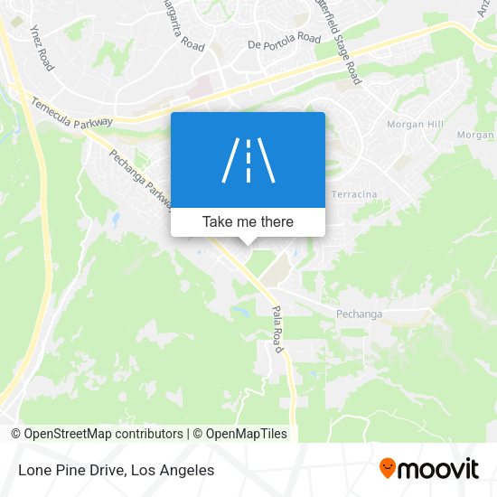 Mapa de Lone Pine Drive