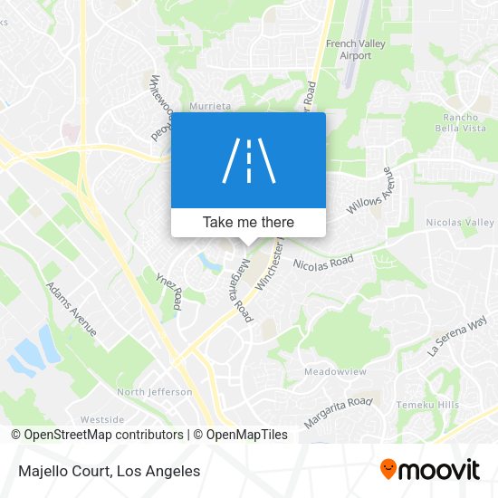 Majello Court map