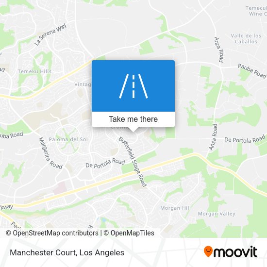 Mapa de Manchester Court