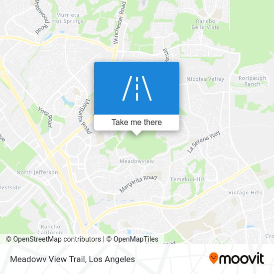 Mapa de Meadowv View Trail
