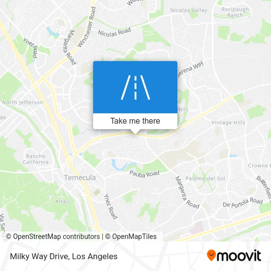 Milky Way Drive map