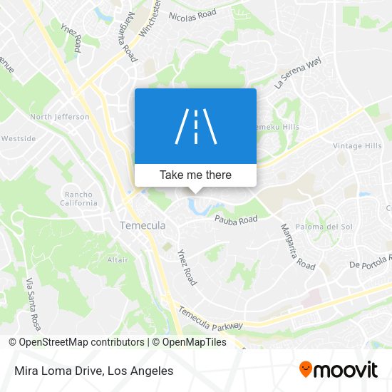 Mira Loma Drive map