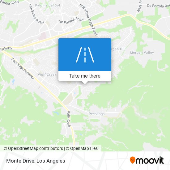 Monte Drive map