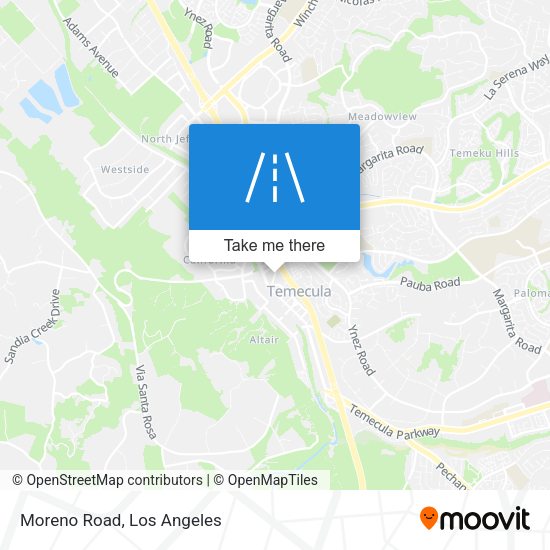 Mapa de Moreno Road