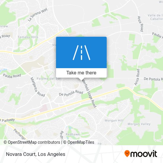 Mapa de Novara Court