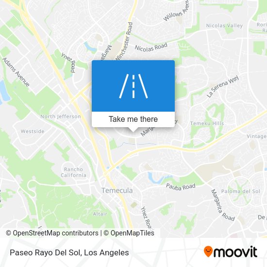 Paseo Rayo Del Sol map