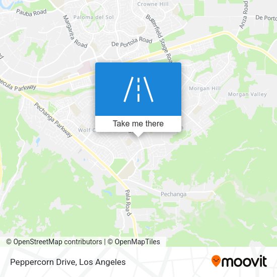 Peppercorn Drive map
