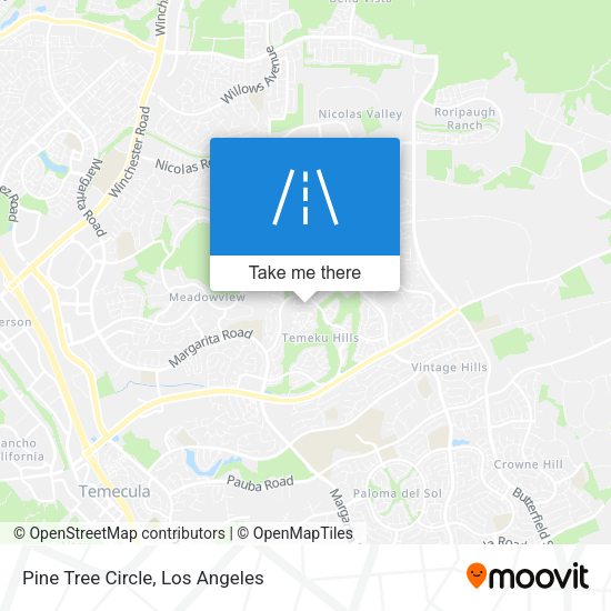 Pine Tree Circle map