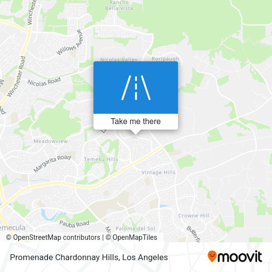 Promenade Chardonnay Hills map