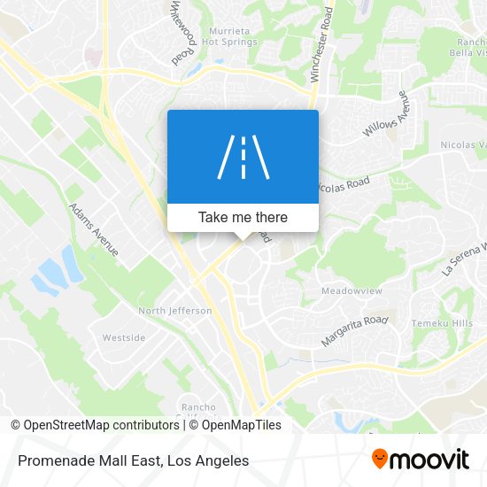 Mapa de Promenade Mall East
