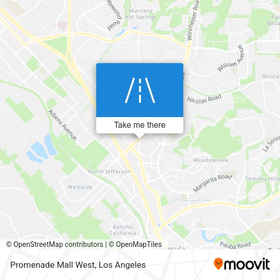 Mapa de Promenade Mall West